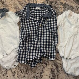 Baby Gap 0-3 mo “dressy” onsies and Romper